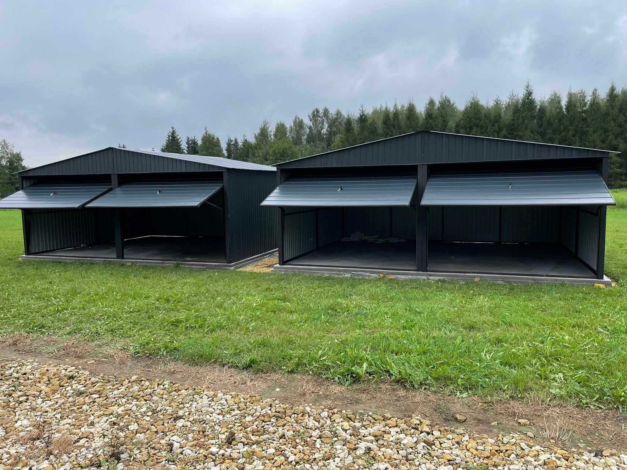 Garaż blaszany 6x5 PROMOCJA. WZMOCNIONY PROFILAMI. Producent.
