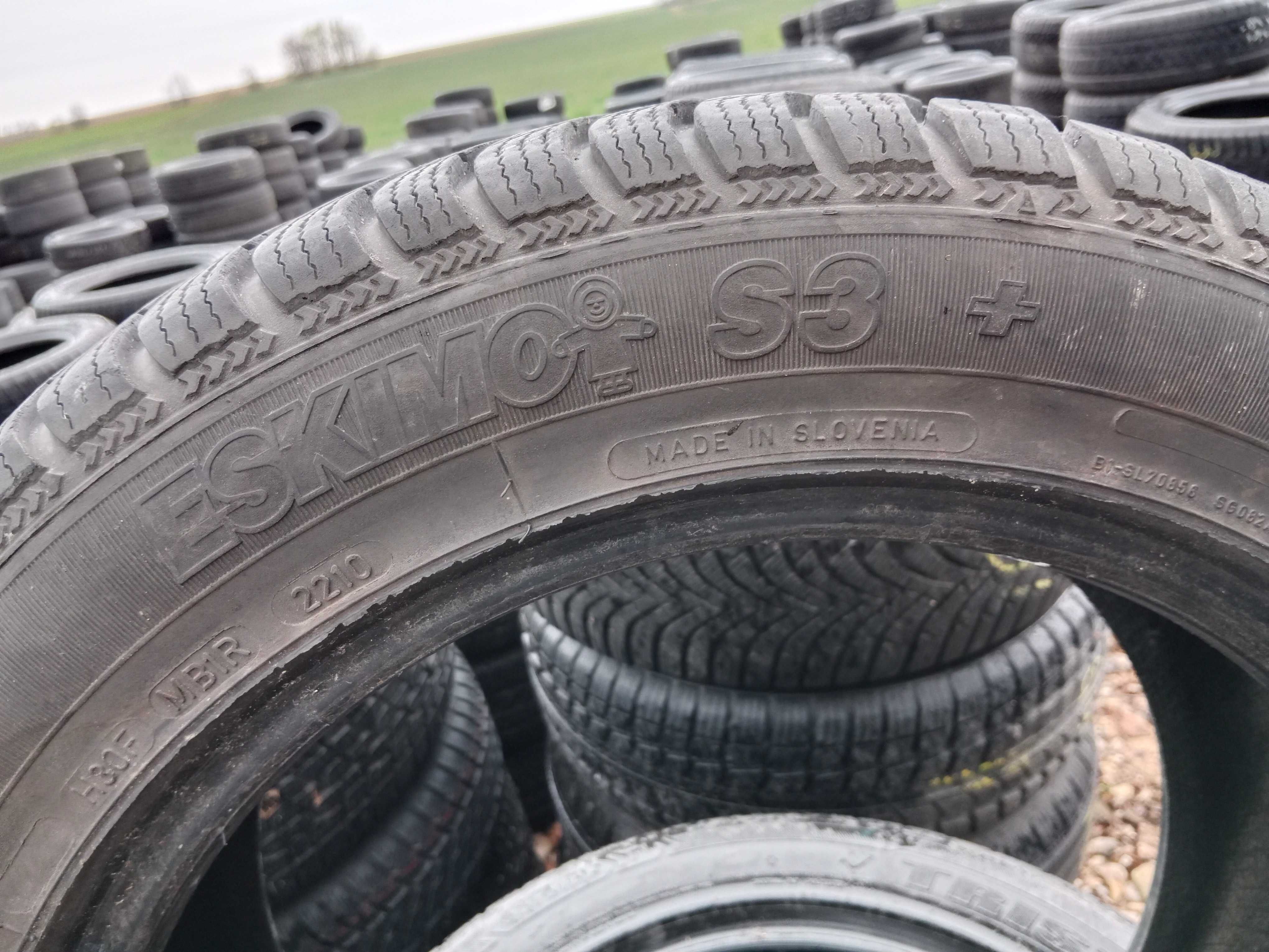 Opona używana 205/55R16 Sava Eskimo S3 + 1szt.