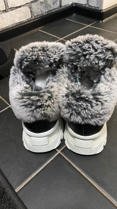 Зимові шкіряні черевики