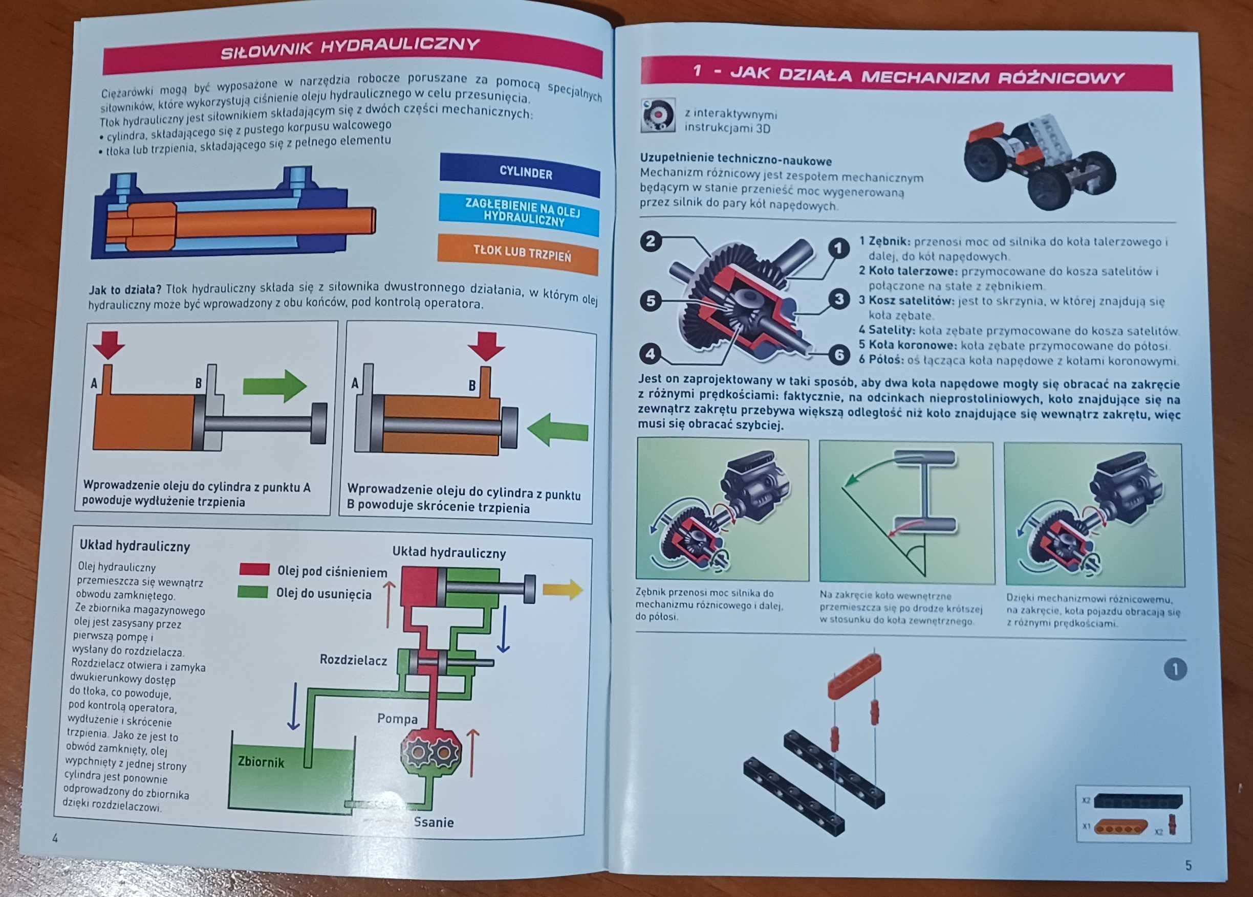 Klocki Clementoni Laboratorium Mechaniki Ciężarówki, 10 w 1