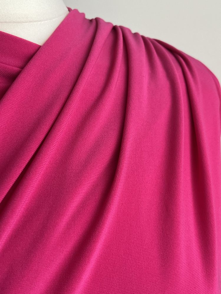 Sukienka midi Zara  Kolor różowy, fuksja rozmiar S