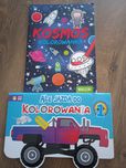 Dwie kolorowanki z naklejkami
