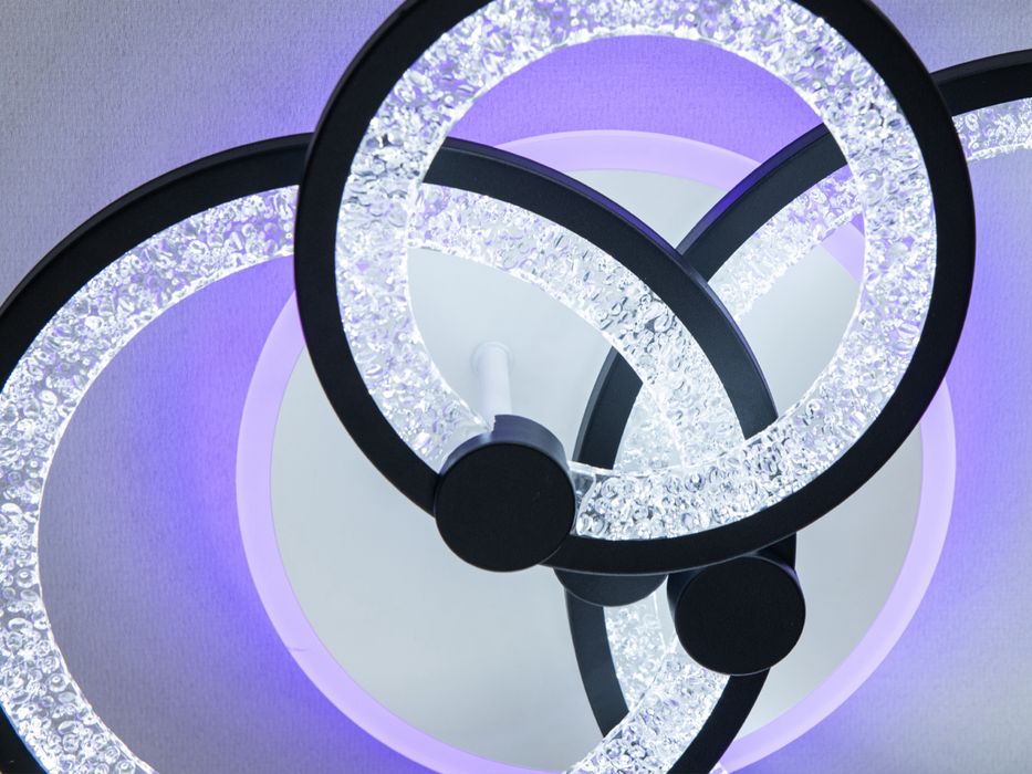 Пристельова LED люстра з пультом, дімером 70W