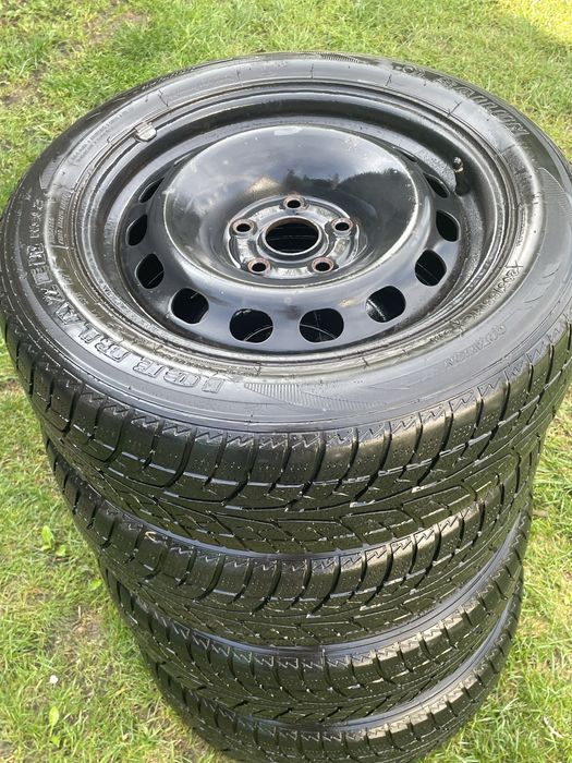 Opony zimowe 16’ z felgami 5x112 bardzo ladne