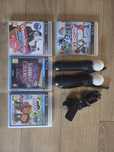 Zestaw 2 Move Ps3 kamerka i gry