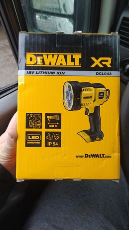 Аккумуляторный фонарь DeWalt DCL043 (без АКБ и ЗУ) Внаявності оригінал