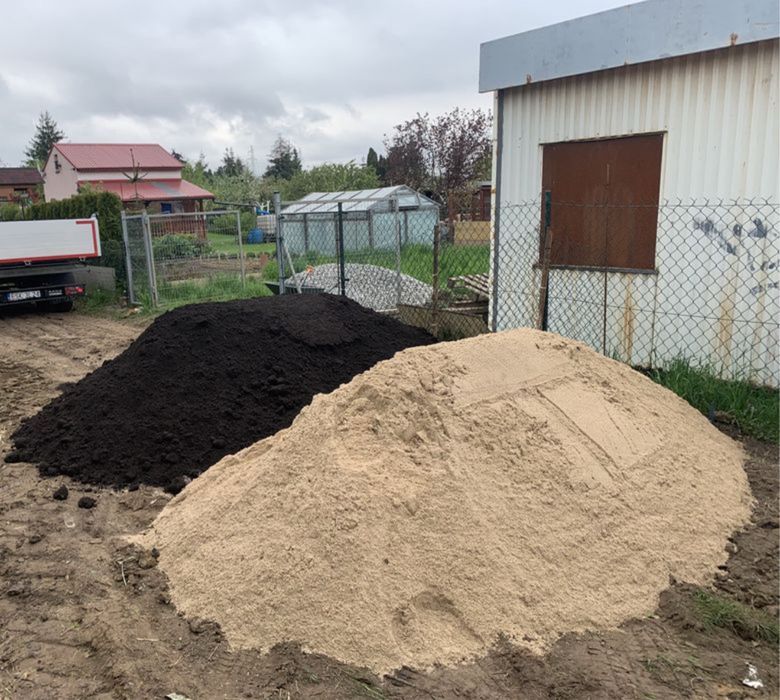 PIASEK PŁUKANY - BUDOWLANY - 5T z Transportem - Wywrotka Szczecin HDS