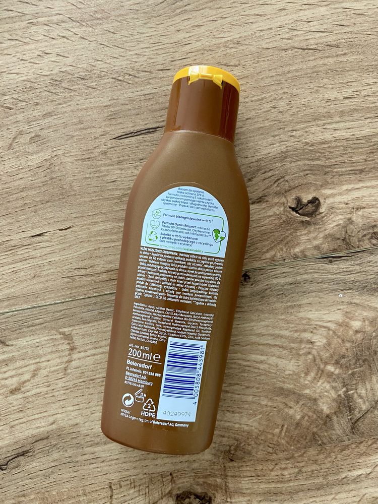 Karotenowy balsam do opalania spf 6 Nivea
