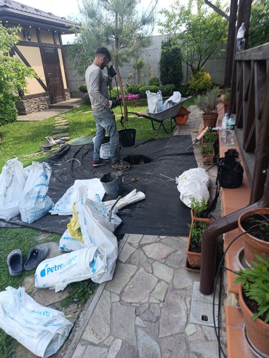 Септик. Яма под ключ. Ручная чистка сливной ямы. Яма. Илисос. Бетонные