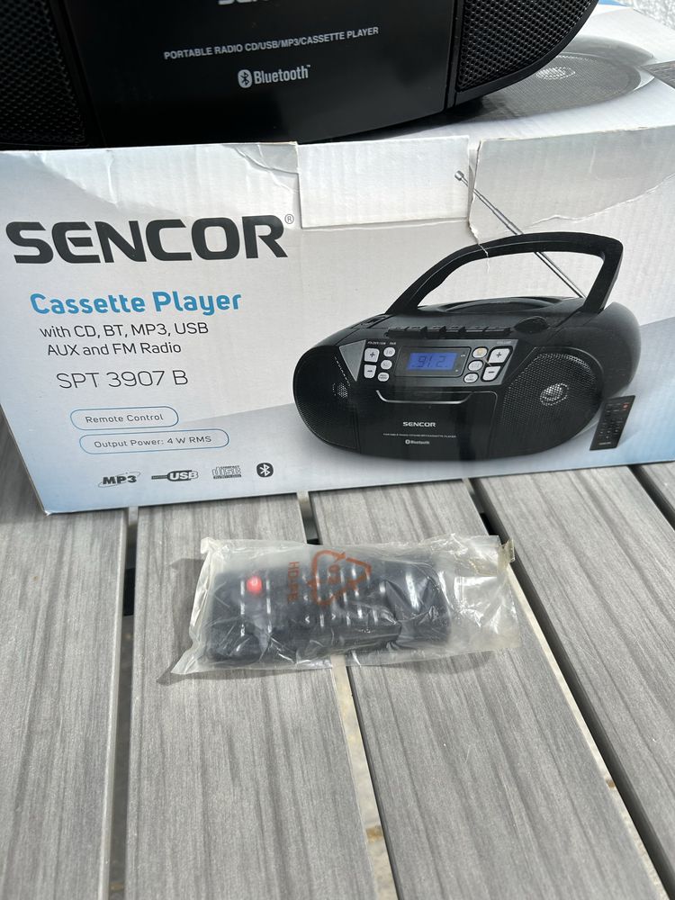 Radiomagnetofon Sencor SPT 3907 B Bluetooth Czarny