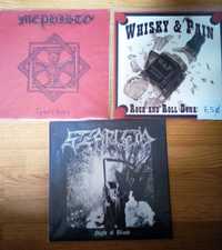 Whisky & Pain + Mephisto + Szarlem LPs Black Heavy Metal Rock'n'Roll