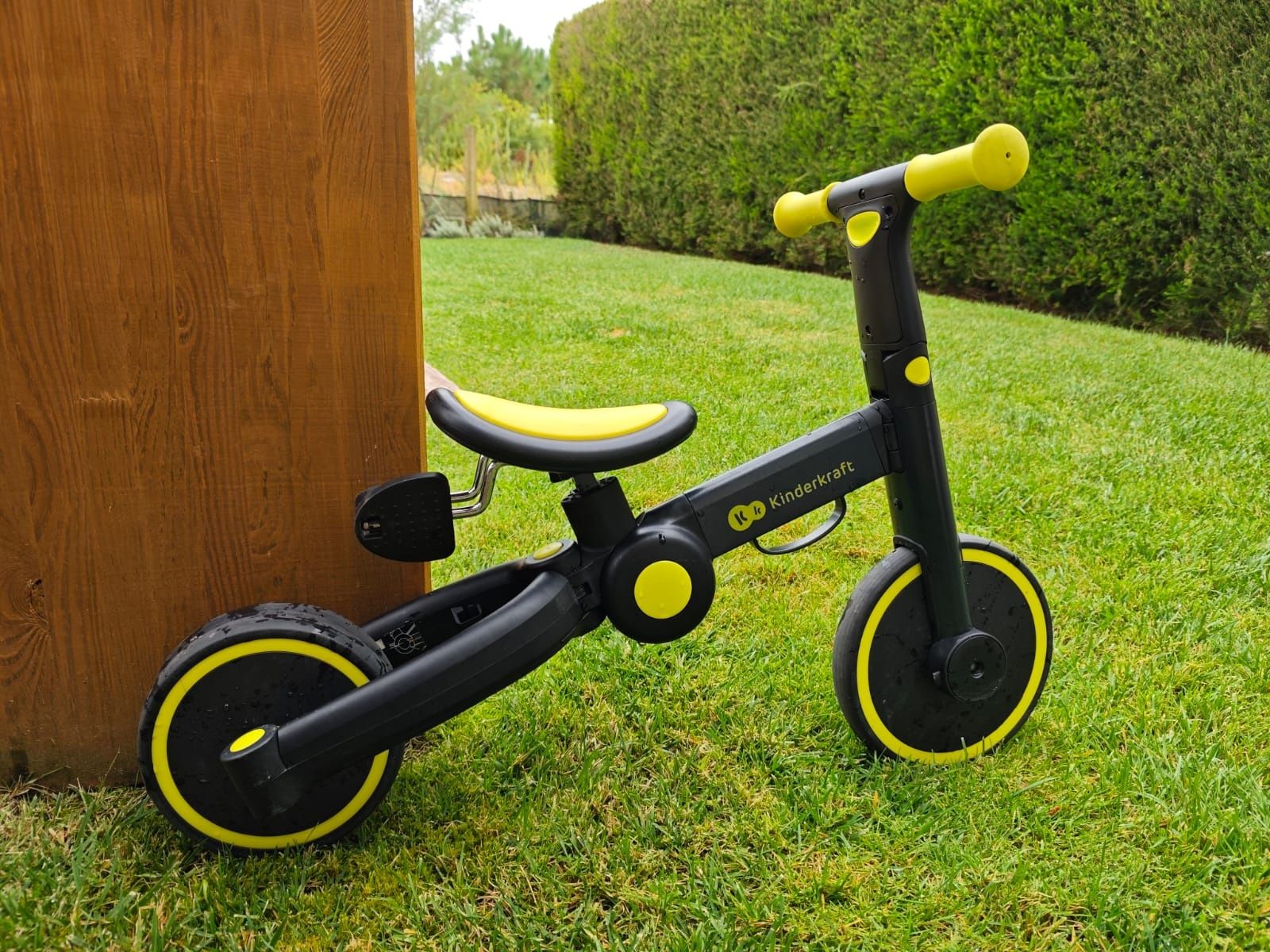 Kinderkraft Triciclo 3 em 1, minibicicleta, bicicleta sem pedais