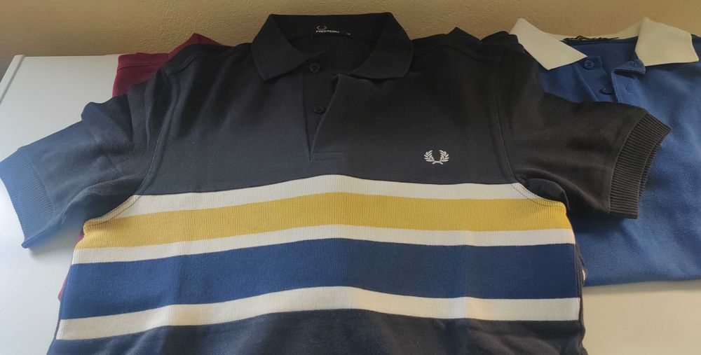 9 polos XS Fred Perry como novos