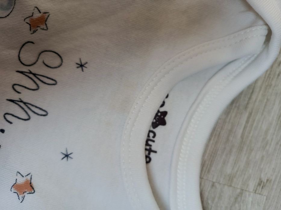 Zestaw 5 pięciu body z długim rękawem różne kolory Pepco 74 cm 6-9 msc