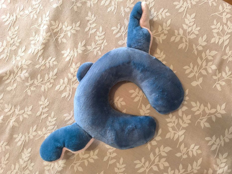 Conjunto Stitch novo - doudou e almofada de viagem