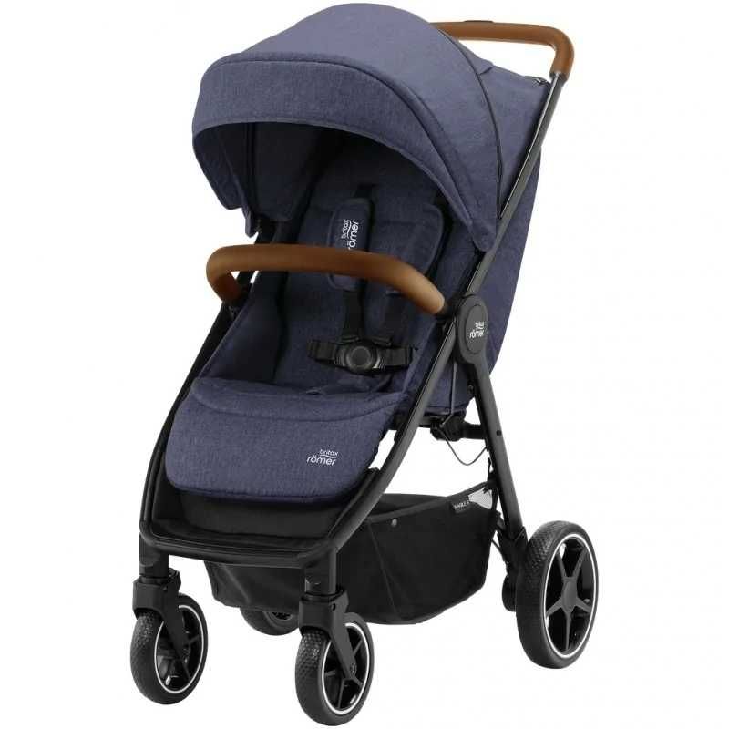 Wózek spacerowy BRITAX ROMER B-Agile R Navy Ink / Brown Handle