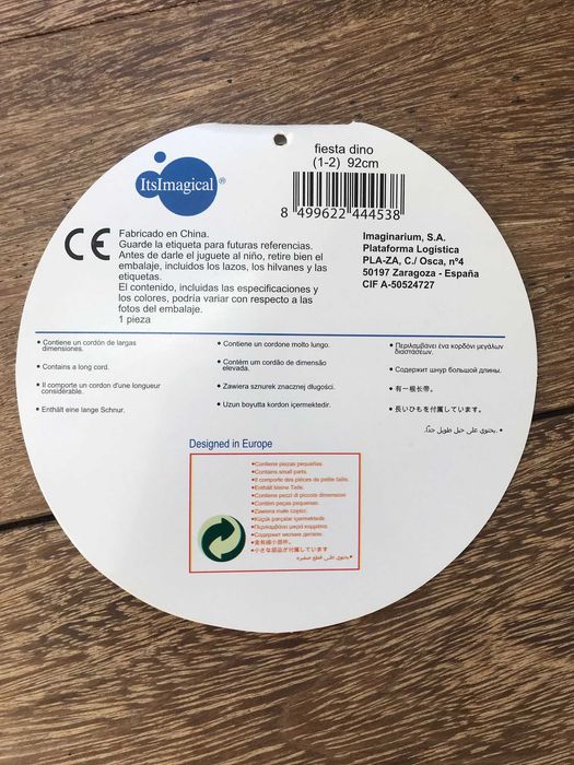 Fantasia de dinossauro para criança