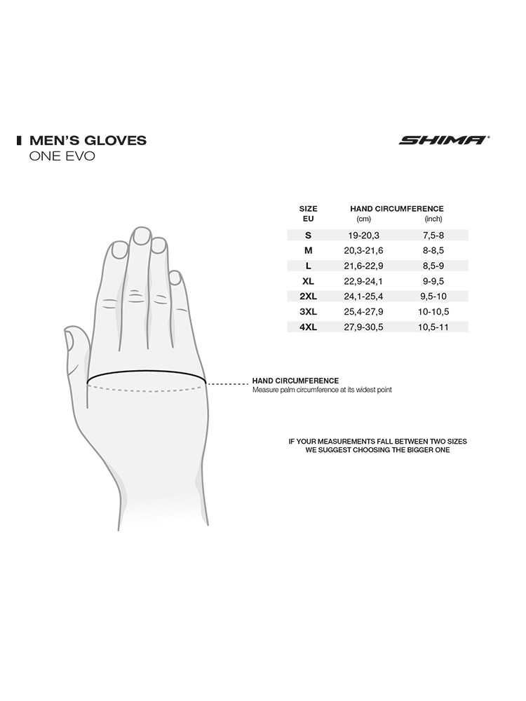Rękawice Shima One Evo Men Fluo r. 3XL OUTLET