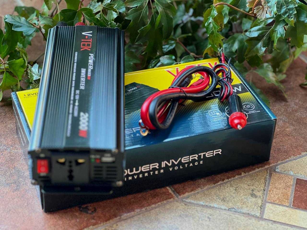 Инвертор 12v-220v 2000 ватт. Преобразователь напряжения. Ассортимент