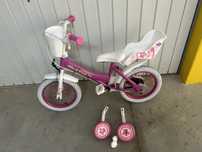 Bicicleta menina, patrulha pata, 14, rodinhas, Toimsa