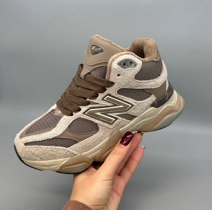 Жіночі Зимові Кросівки New Balance 9060 Gore-Tex Fur High з хутром