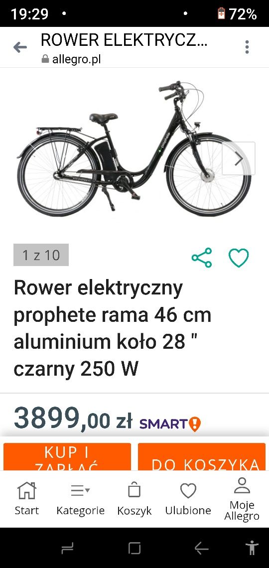 Rower elektryczny,kilku letni