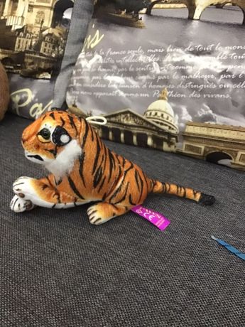 Тигр тигреня іграшка мяка игрушка мягкая