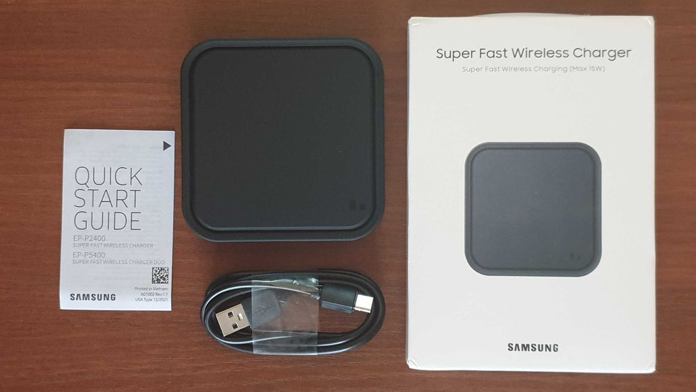 Бездротовий зарядний пристрій Samsung EP-P2400 (бездротова зарядка)