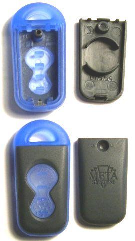 Capa de Comando Alarme Meta HPA ( ORIGINAL NOVO ) Tecla borracha Azul