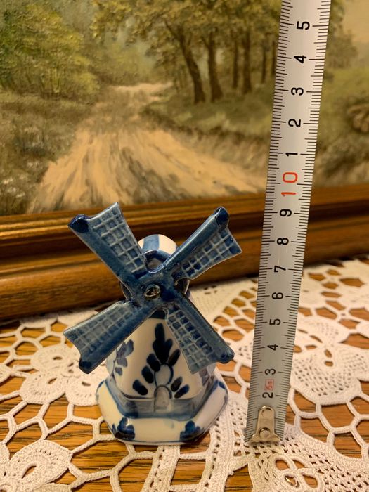 мельница фарфоровая Кломп башмак Делфт Голландия