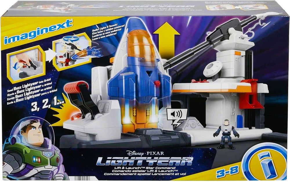 Buzz Astral Lightyear Lift & Launch Star Command HGT25
