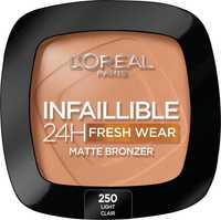 Bronzer matujący L'oreal Paris Infaillible 24H Fresh Wear 250 Light 9g