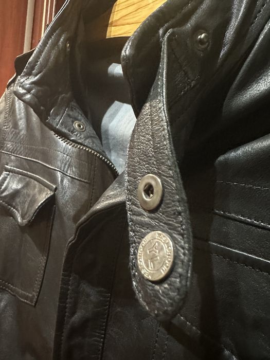 Шкіряна Куртка Чоловіча Yes London Чорна