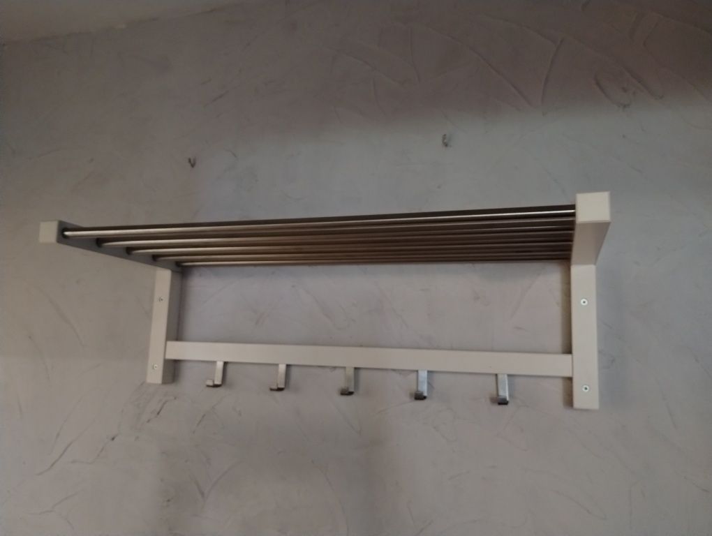 IKEA Tjusig półka na kapelusze wieszak do przedpokoju