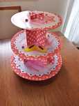 Patera 3-poziomowa tekturowa Minnie Mouse
