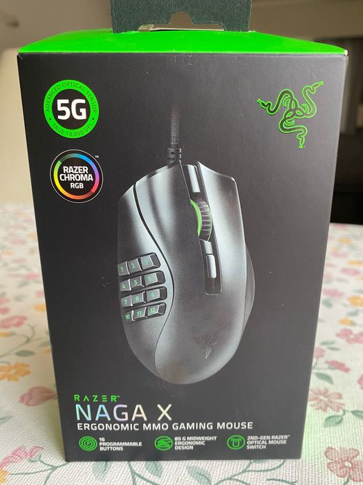 Rato ergonómico naga x