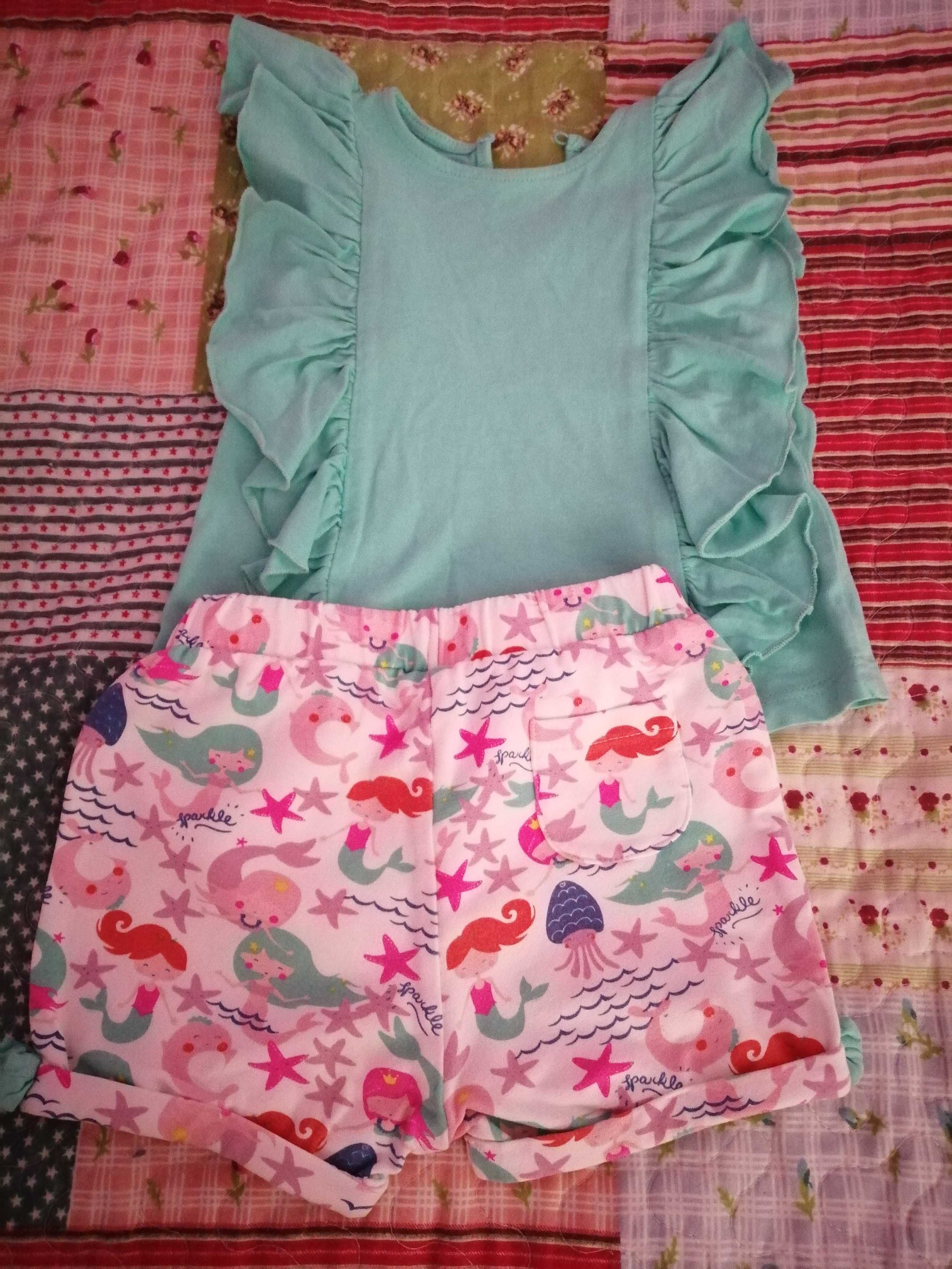 Conjunto sereias Zippy 18-24/2anos excelente estado!