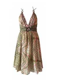 Just Cavalli oryginalna jedwabna sukienka vintage y2k