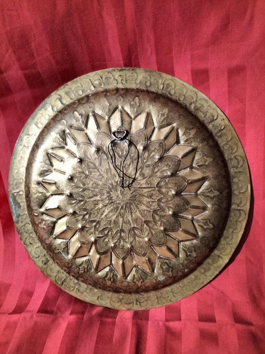 Prato em Latão Decorativo