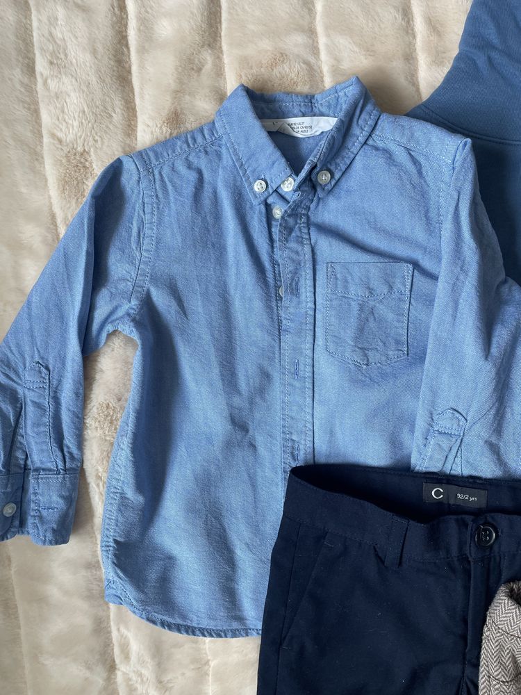 Zestaw ubran dla chlopca 92 Zara H&M Cubus Kappahl