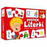 POZNAJĘ LITERKI - Gra planszowa dla najmłodszych edukacyjna Adamigo