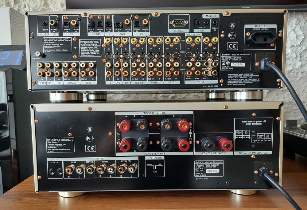 Wzmacniacz SONY TA-N9000ES oraz przedwzmacniacz SONY TA-E9000ES