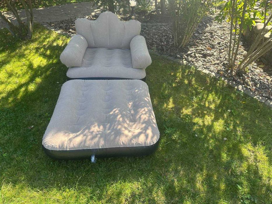 ℹ️ Кресло надувное раскладное. Крісло. Ліжко. Кровать надувная. Ліжко