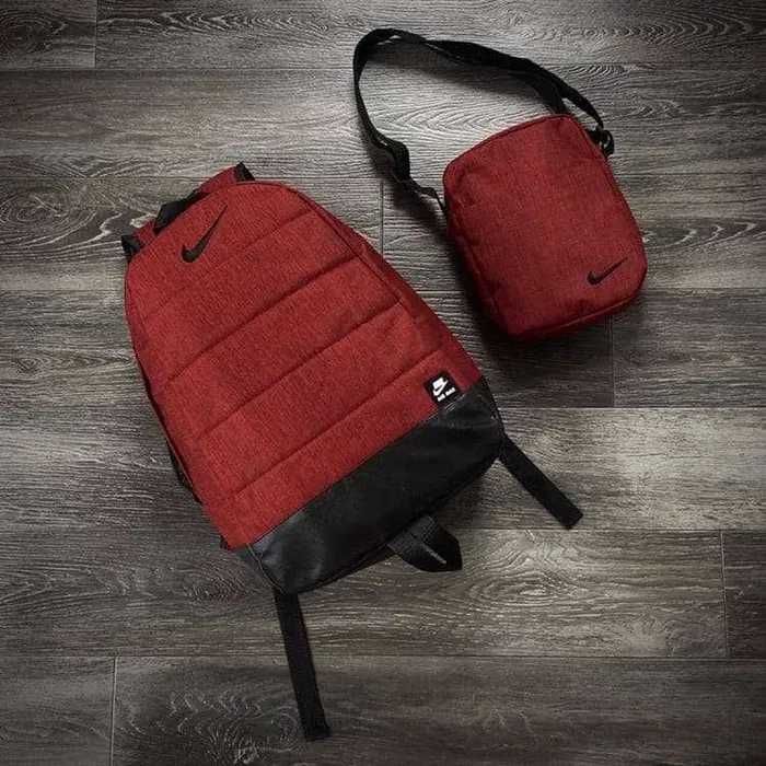 Комплект Nike Рюкзак городской спортивный + Бананка сумка поясная Найк
