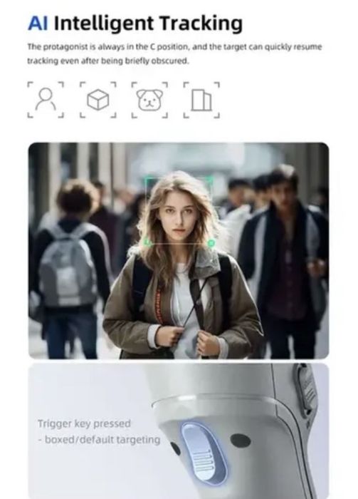 Стабілізатор TOKQI селфі палка відслідкуванням AII 3 осьовий блогер