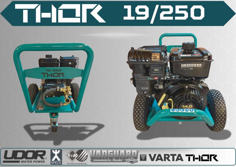 Myjka ciśnieniowa THOR 19/250 – 19L/min 250 bar *Vanguard 14KM*UDOR*