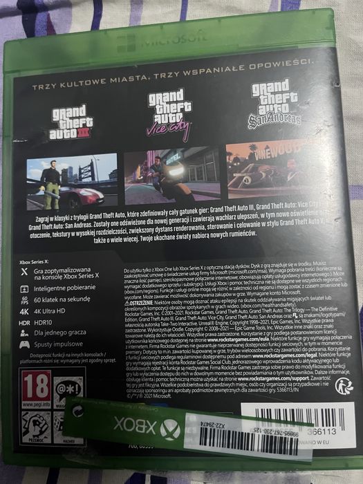 Xbox one Grand theft auto trilogy