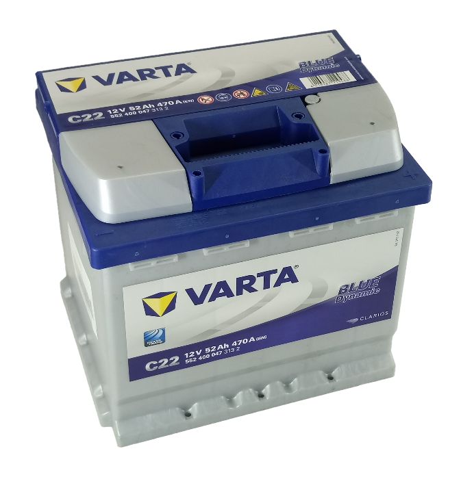 Akumulator VARTA blue C22 12V 52AH 470A nowy