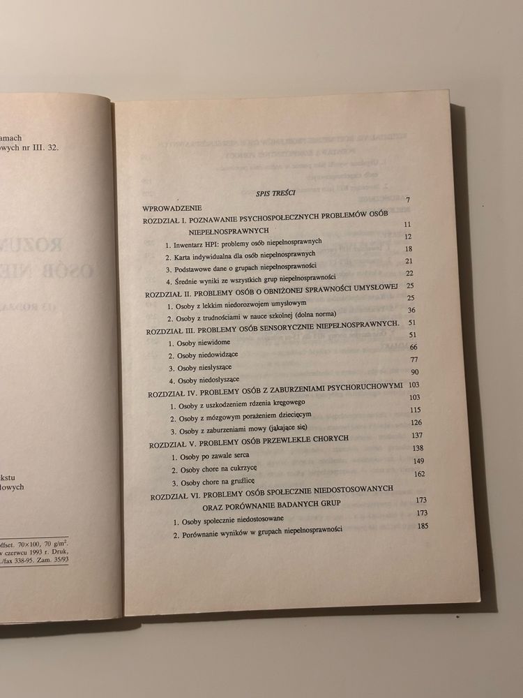 Rozumieć problemy osob niepełnosprawnych Tadeusz Witkowski