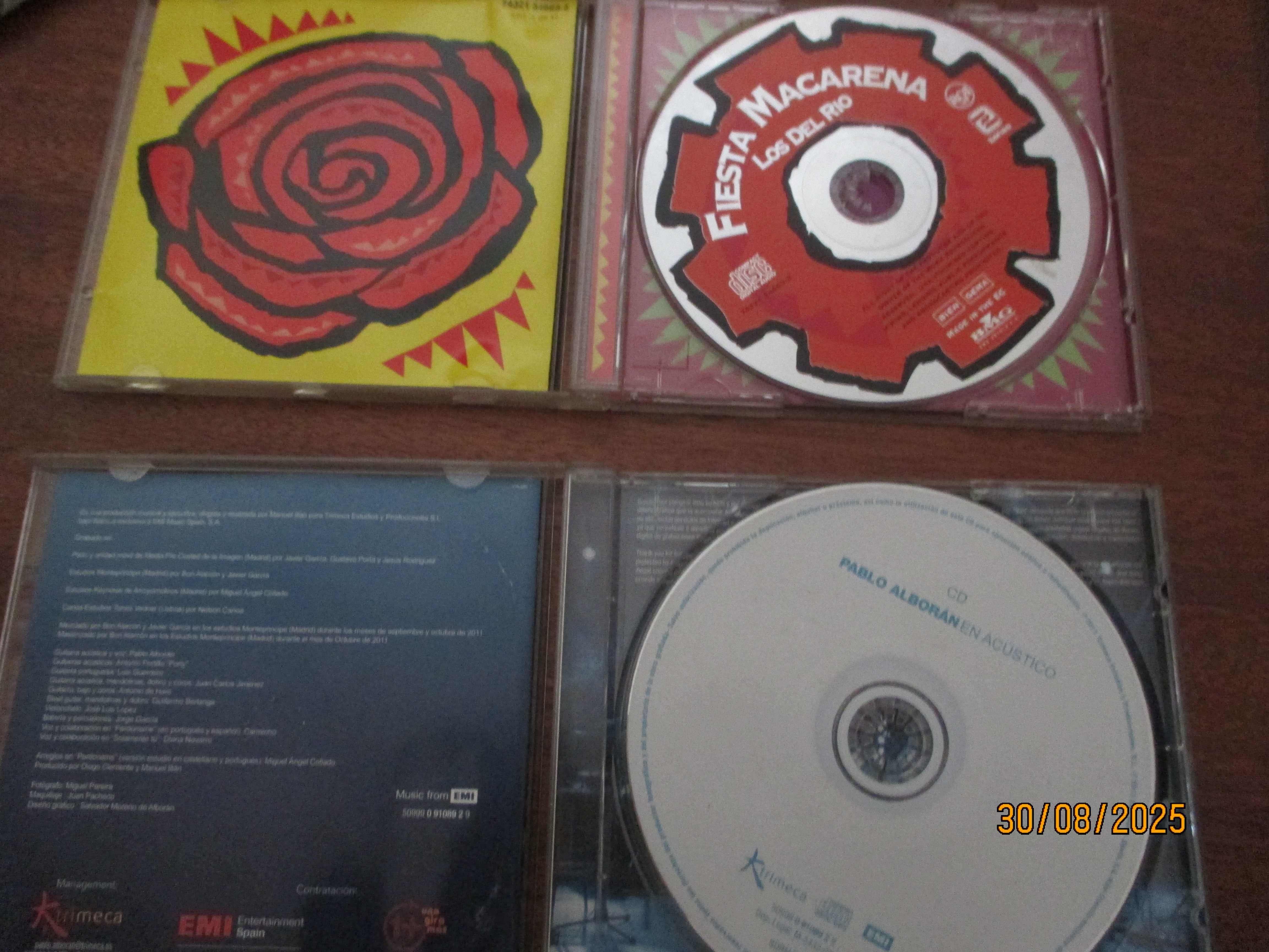 4 cd's - E. Iglesias, P. Alboran e Los del Rio